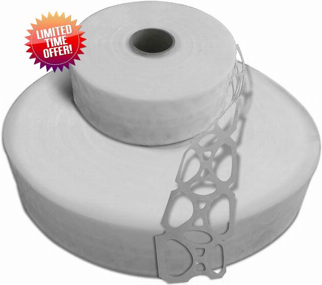 JQ -1000 Count Roll 6-Pack Rings Universal Fit - Fits all 12oz Beer Soda Cans-