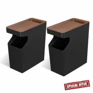Home Zone Living 1.7 Gallon Small Trash Can