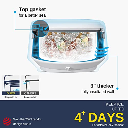 25 Quart Portable Cooler for Camping