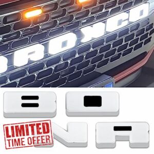 Grill Letters Lights for 2021 2022 2023 2/4 Door