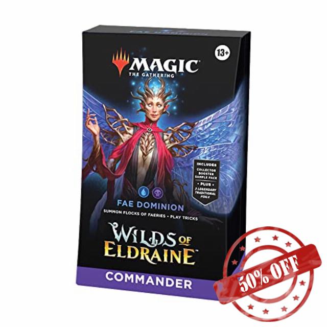 Magic: The Gathering Wilds of Eldraine Commander Deck - Fae Dominion (100-Card Deck