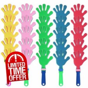 joyibay 80 Pcs Hand Clappers Plastic Noise Makers for Cheer up