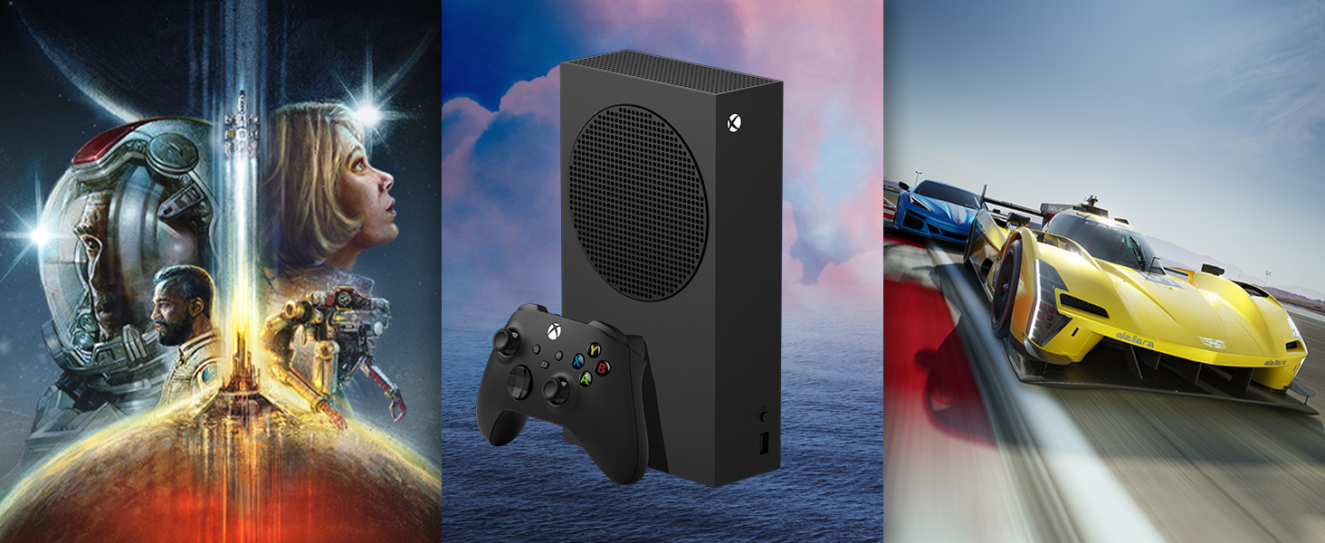 Experience next-gen speed and performance with Xbox Series S in Carbon Black, featuring a 1TB SSD.