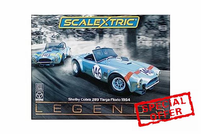 Scalextric Shelby Cobra 289 - 1964 Targa Florio Twin Pack. Classic GT. Legends