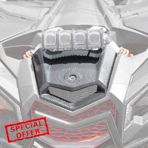A & UTV PRO Carbon Fiber Pattern Front Hood Scoop for 2017-2022 Can-Am Maverick X3 Accessories