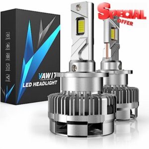 VAWIT D2S D2R LED Headlight Bulbs 150W 24000LM 700% Brighter 6500K Conversion Kit Compatible with Original HID Ballast