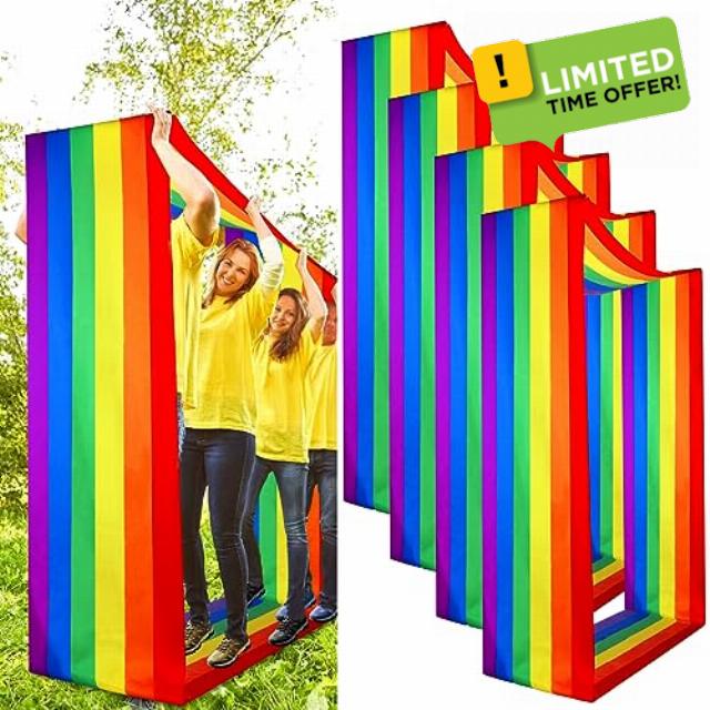 Liliful 4 Pcs Team Building Games Group Learning Activity Run Mat Colorful Carnival Games Mat Field Day Mat Indoor Outdoor Race Games Equipment for Elementary School Office Backyard Party