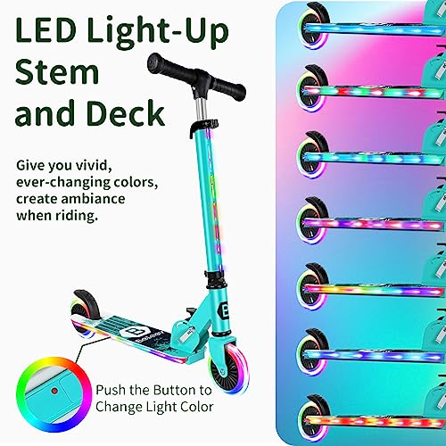 2 Wheel Folding Scooter for Girls Boys