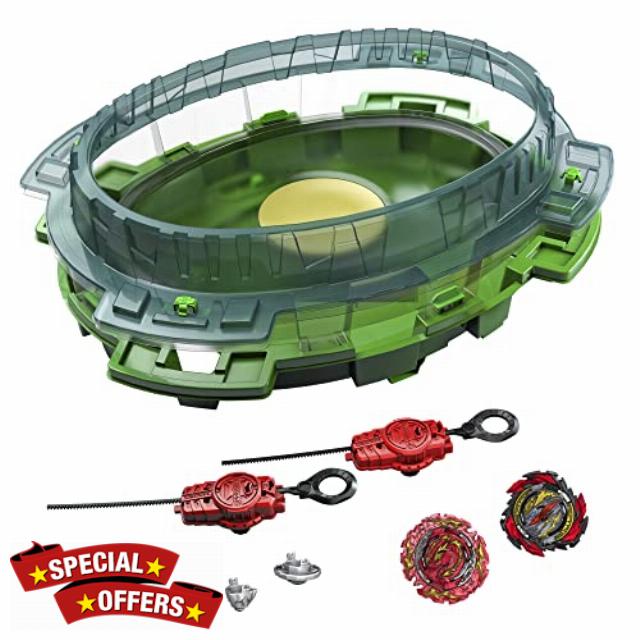 Hasbro F4694 / F4694AS00 / F4694AS00 Beyblade Burst QuadDrive Interstellar Drop Battle Set Game