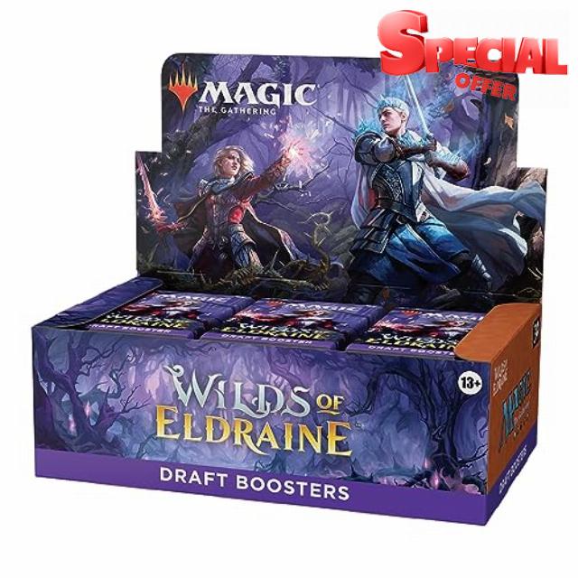 Magic The Gathering Wilds of Eldraine Draft Booster Box - 36 Packs