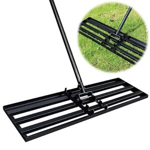 6.5 FT 30"X10" Long Handle Level Lawn Rake