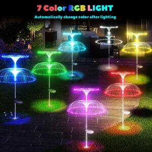 Double-Layer Jellyfish Solar Lights Outdoor Garden
