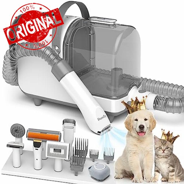 Pet Clipper Grooming Kit and Vacuum Picks Up 99% Pet Hair