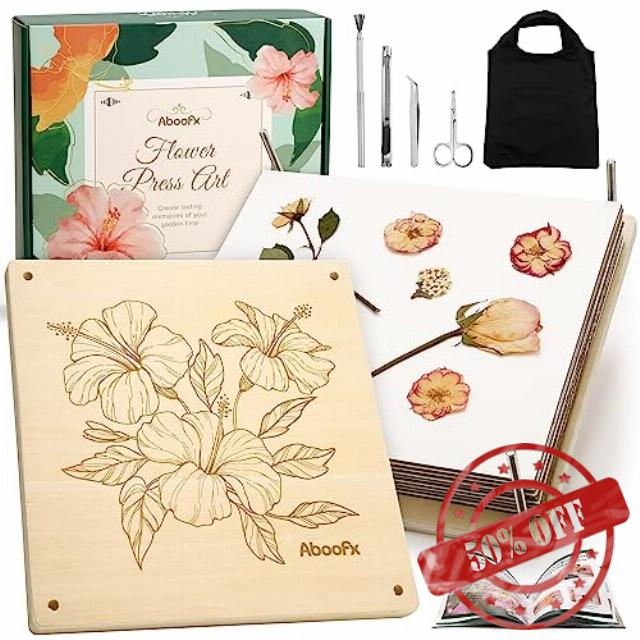 Aboofx Extra Large Flower Press