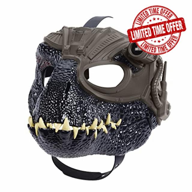 Jurassic World Indoraptor Dinosaur Mask with Tracking Gear