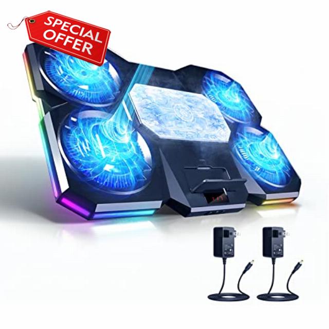 Laptop Cooling Pad with Thermoelectric Cooler and 4 Fans