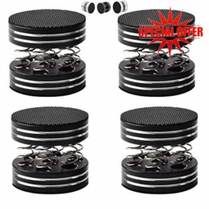 Audio Isolation Plaform Pads Feet Stand Spikes for Record Players/Subwoofer/Turntable/Amplifier/Speaker/Recorder 44x40mm