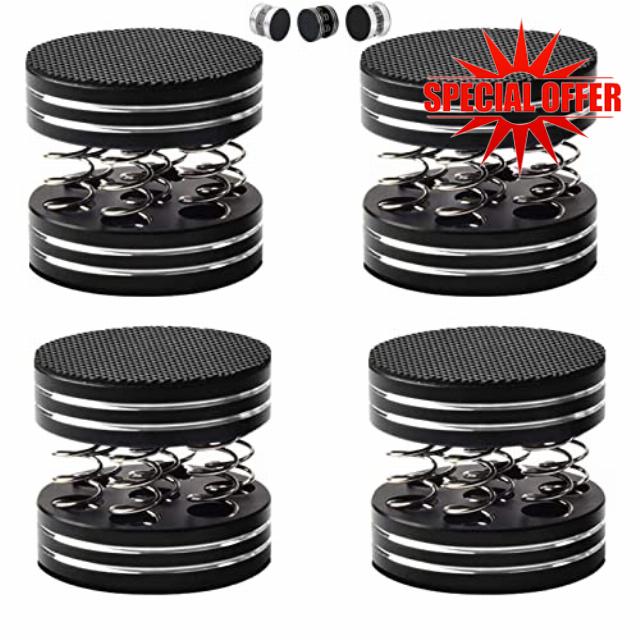 Audio Isolation Plaform Pads Feet Stand Spikes for Record Players/Subwoofer/Turntable/Amplifier/Speaker/Recorder 44x40mm