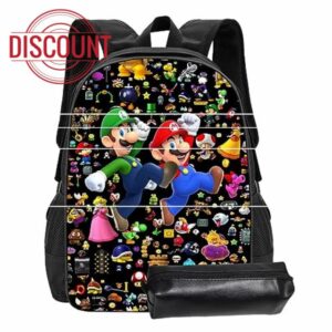 VASDEV Games Schoolbag Kids Boys Girls Laptop backpack pencil case-6