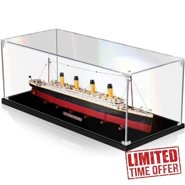 Acrylic Display Case for L-e-g-o 10294 Titanic