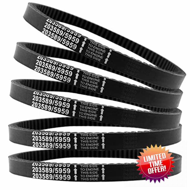 5PCs 30 Series Go Kart Drive Belts Go Kart Torque Converter Drive Belt Replacement for Manco 5959 / Comet 203589