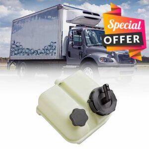 Tykick Power Steering Reservoir Tank for Freightliner M2 106 Accessories M2 112 2008-2014，for Business Class M2 2008-2012 5.9L 6.4L 6.7L 8.3L 8.9L 12.5L 12.8L Replace 603-5206