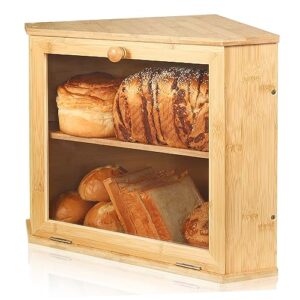Easy to Assemble - Modern Bread Container for Bread Food Fruit Storage
