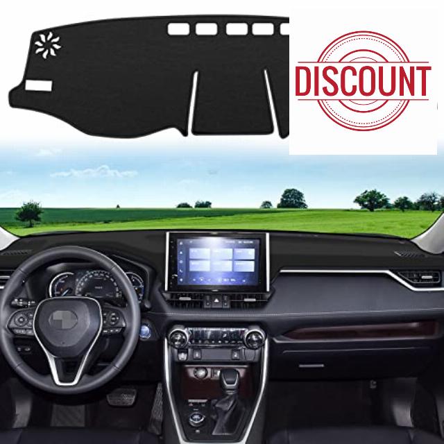 MUSAXA Dash Cover for Toyota Rav4 2023 2022 2021 2020 2019 Dashboard Cover Mat Dash Carpet Cover Protector