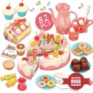 Elovien Tea Set for Little Girls