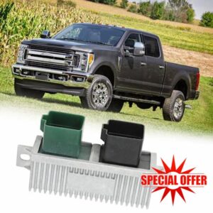 Lrichy 1828565C1 Diesel Glow Plug Control Module Fits for Ford F-250 F-350 E-350 Excursion 6.0L 6.4L 7.3L Powerstroke Replace YC3Z12B533AA