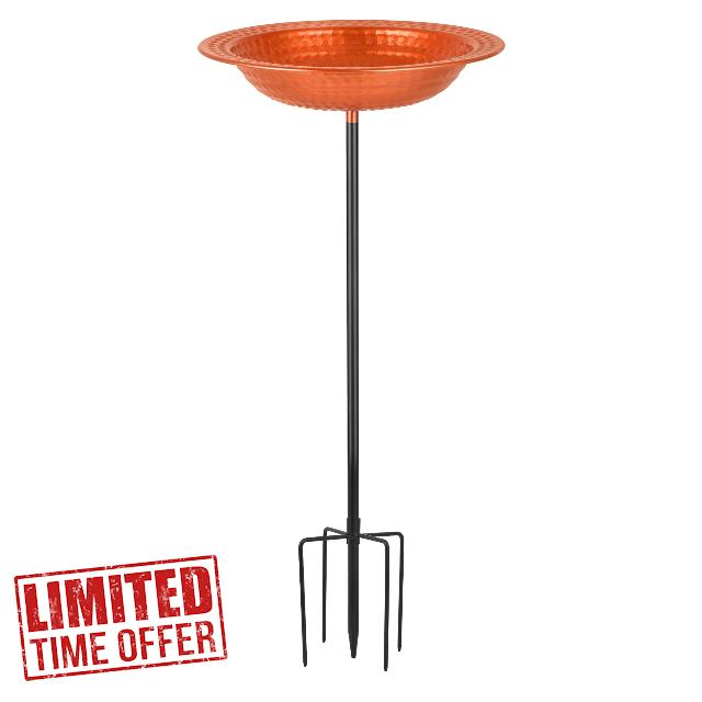 Metal Bird Bath Birdbaths Bowl