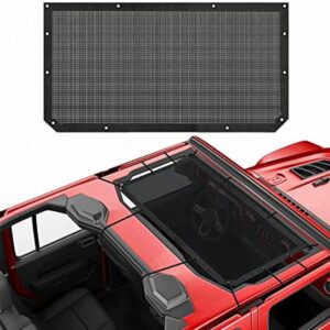Wrangler Sunshade JL & JLU (2018 - Current) &ndash; Motomate Front Mesh Sunshade fit JL Unlimited