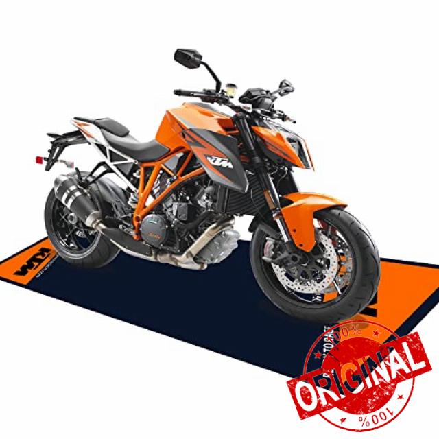 Motorcycle Mat for Garage 78x32 Inches Pit Garage Floor Mat Oil Absorbent Pad Rubber Backing Layer Protects Floor from Spills