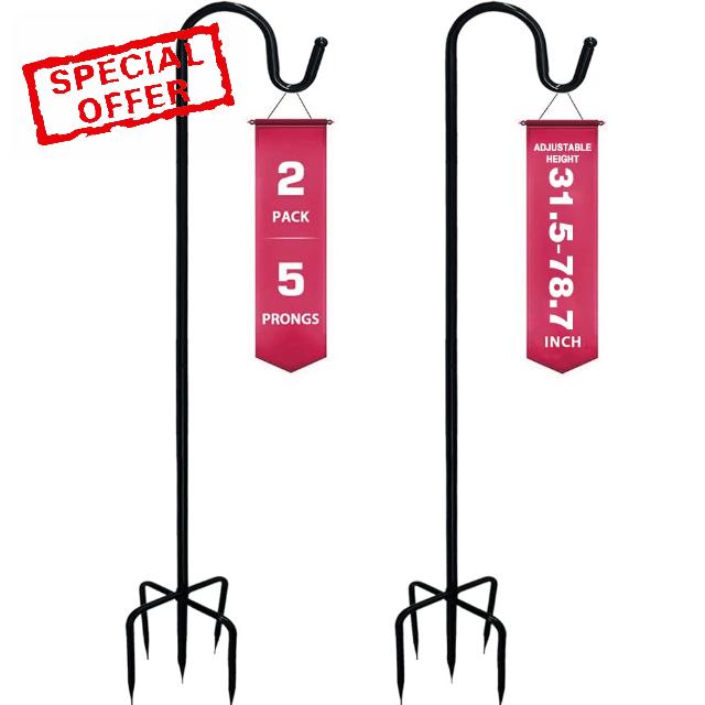 GBVUGY Shepherds Hook for Outdoor