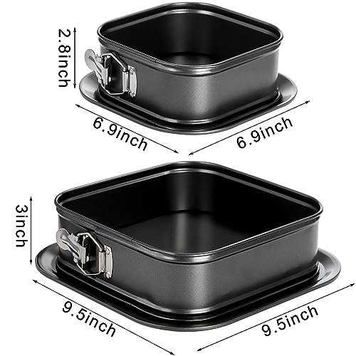 Square Cake Pan with Removable Bottom