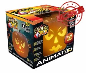 ANIMAT3D Rockin Jack Talking Animated Pumpkin with Built in Video Projector & Speaker Plug'n Play