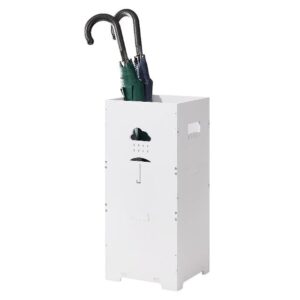 Fivean White assembly umbrella stand