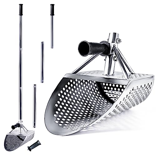 304 Stainless Steel Metal Detector Sand Scoop for Beach Underwater Treasure Hunting