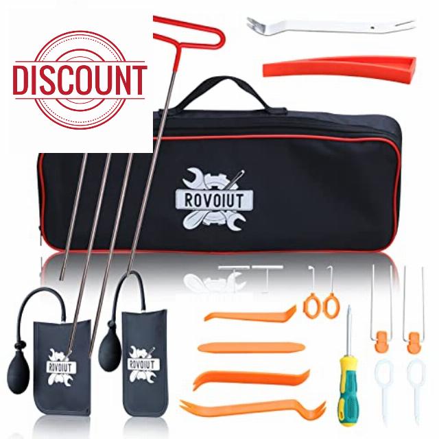 ROVOIUT 15 Pcs Car Professional Tool Kit