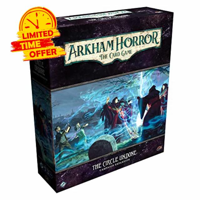 Fantasy Flight Games | Arkham Horror: The Circle Undone Campaign Expansion | Card Game | Ages 14+ | 1-4 Players | 60-120 Minutes Playing Time
