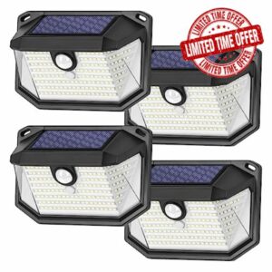 Solar Lights Outdoor with Lights Reflector & 3 Lighting Modes