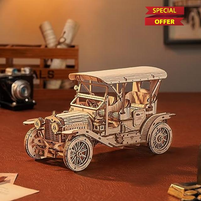 ROBOTIME MC801 Vintage Car 3D Puzzle