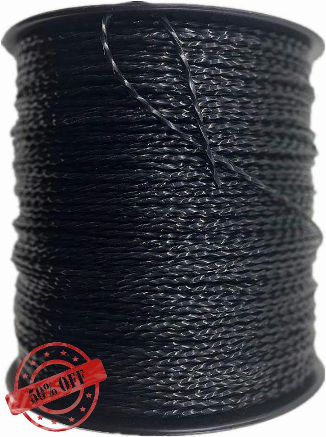 CONIVNTU .095 Twist Commercial String Trimmer Line 5LB Weed Eater Line Replacement Echo 330095073 Black Diamond Trimmer Line
