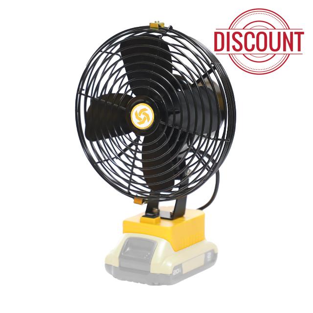 Mellif Cordless Jobsite Fan for Dewalt 20V Max Battery