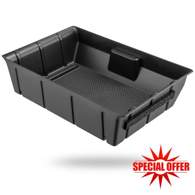 TSEEDL Tesla Under Seat Storage Box Organizer Front Under Seat Storage Organizer Hidden Storage Tray Box For 2020 2021 2022 2023 Tesla Model Y Accessories