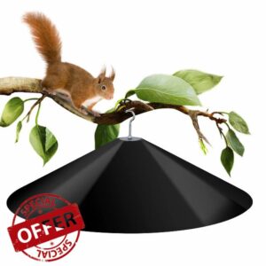 24-inch Large Squirrel Proof Bird Feeders for Outside Hanging