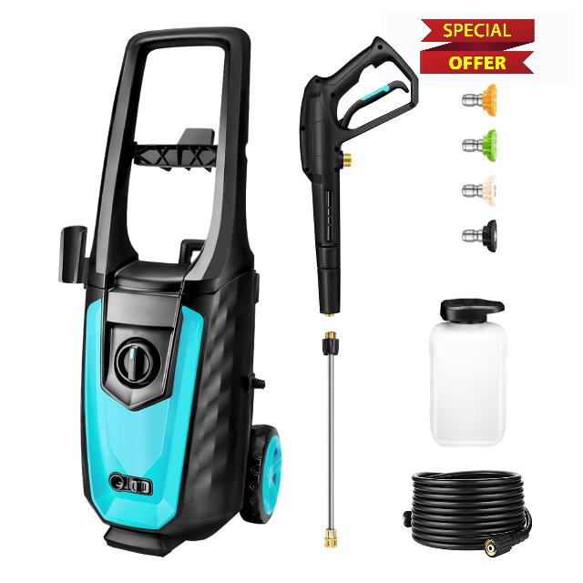 Flora Element Electric Pressure Washer-2300PSI 1.8GPM High Power Washer with Spray Gun