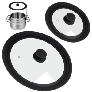 2 Pack Universal Lids for Pots