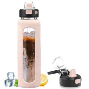 Kodrine Water Bottle with Soft Straw and Carry Loop