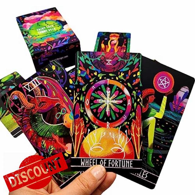 La Muci Fairy Tale Tarot Cards Deck with Guidebook - Major and Minor Arcana Full Tarot Deck